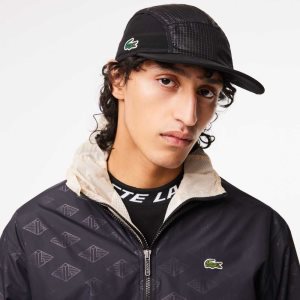 Black Lacoste SPORT Lightweight Cap | MGYALP-794