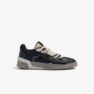 Blk/Nvy Lacoste LT125 Leather Sneakers | OMEZKV-842