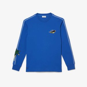 Blue Lacoste Branded Band T-Shirt | WAYTER-984