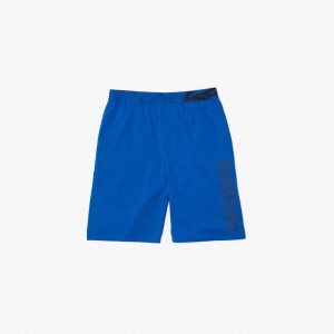 Blue Lacoste Branded Croc Waist Shorts | KUPIVX-739