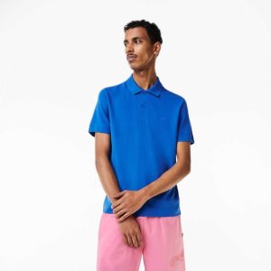 Blue Lacoste Movement Ultra Light Pique Polo | OEKXYG-345