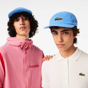 Blue Lacoste Organic Cotton Girolle Cap | PXTAZH-135