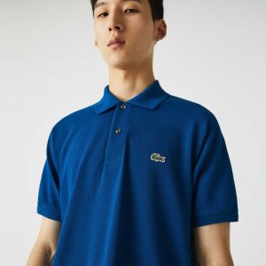 Blue Lacoste Original L.12.12 petit pique cotton Polo | KWIRLY-630