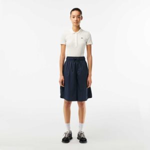 Blue Lacoste Two-Tone Bermuda Shorts | GPBJTK-264