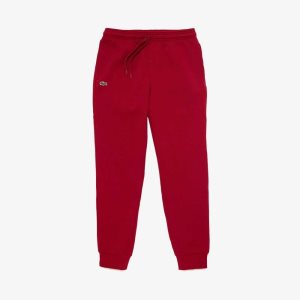 Bordeaux Lacoste SPORT Fleece Tennis Sweatpants | JVCLRQ-682