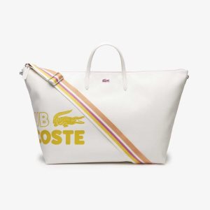 Farine Pistil Lacoste L.12.12 Large Contrast Print Tote | HUVYNQ-051