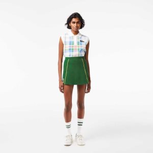 Green Lacoste Organic Cotton French Made Skirt | ARKZWL-352