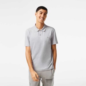 Grey Chine Lacoste Movement Ultra Light Pique Polo | WZYJKV-495