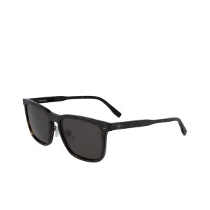 Havana Brn Lacoste Rectangle Acetate Paris Polo Sunglasses | HZEGYP-504