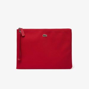 High Risk Red Lacoste L.12.12 Clutch Purse | RIVQXD-365