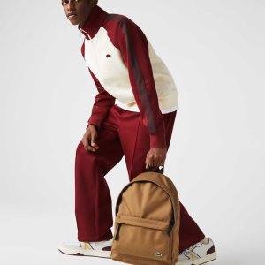 Leafy Lacoste Neocroc Canvas Backpack | OIKTXH-438