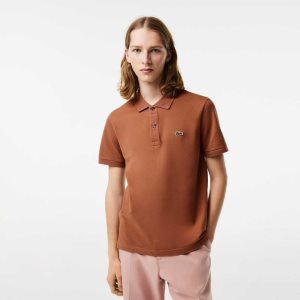 Light Brown Lacoste Original L.12.12 Slim Fit Petit Pique Cotton Polo | SONXGW-425