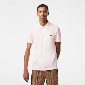 Light Pink Lacoste Original L.12.12 Slim Fit Petit Pique Cotton Polo | XSYDVR-973