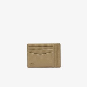 Lion Lacoste Chantaco Calfskin Leather Card Holder | PVCWFN-740