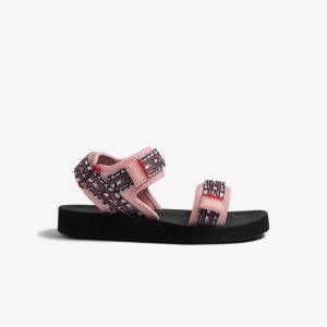 Lt Pnk/Blk Lacoste Suruga Sandals | ZMBGAF-731