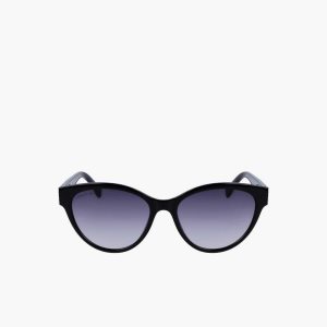 Matt Black Lacoste L.12.12 Sunglasses | TYJHCE-127