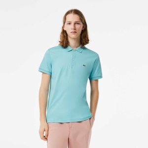 Mint Lacoste Regular Fit Ultra Soft Cotton Jersey Polo | TFHJKD-623