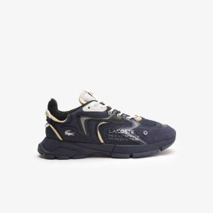 Nvy/Blk Lacoste L003 Neo Sneakers | YLMXNB-820