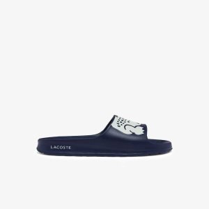 Nvy/Wht Lacoste Croco 2.0 Slides | CWGUPI-032