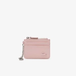 Nymphea Lacoste 4 Slot Zipped Card Holder | BQXSWY-075