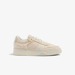 Off White/Off White Lacoste L001 Crafted Sneakers | FRQVEU-820