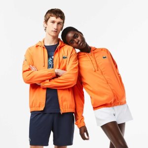 Orange Lacoste Sport Miami Open Edition Jacket | DBEYLS-532