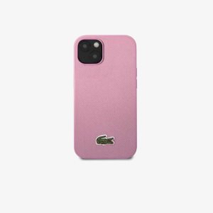 Parme Lacoste Petit Pique Effect iPhone 14 Plus Case | KNSAZT-659