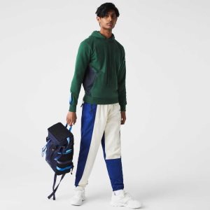 Peacoat Lacoste x Theo Curin Technical Canvas Backpack | QVAZUD-748