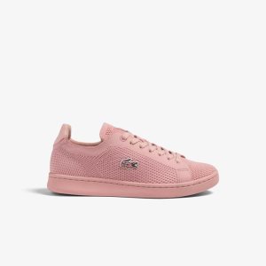 Pnk/Pnk Lacoste Carnaby Pique Heel Pop Sneakers | JHYFOX-723