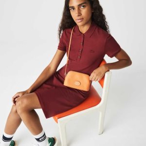 Poterie Lacoste Grained Leather Dome Crossover Bag | FYZLDP-250