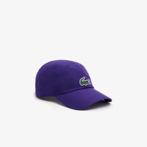 Purple Lacoste SPORT x Novak Djokovic Microfiber Cap | ZIKMJB-826