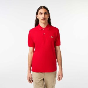 Red Lacoste Original L.12.12 petit pique cotton Polo | UEFAGD-179