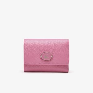 Reseda Lacoste Top Grain Leather Flap Close Wallet | DKTPVG-571