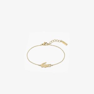 Rose Gold Lacoste Crocodile Bracelet | FHQDTZ-754