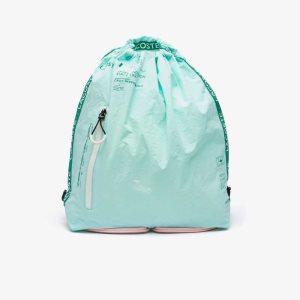 Seringat Fluorine Lotus F Lacoste Branded Band Foldable Nylon Backpack | WLUHIS-213