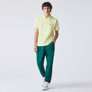 Yellow Lacoste Original L.12.12 petit pique cotton Polo | SCPARB-527