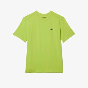 Yellow Lacoste SPORT Breathable T-Shirt | JUAVQE-842