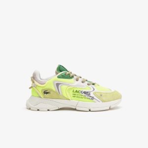 Ylw/Off Wht Lacoste L003 Neo Sneakers | WASCLM-068