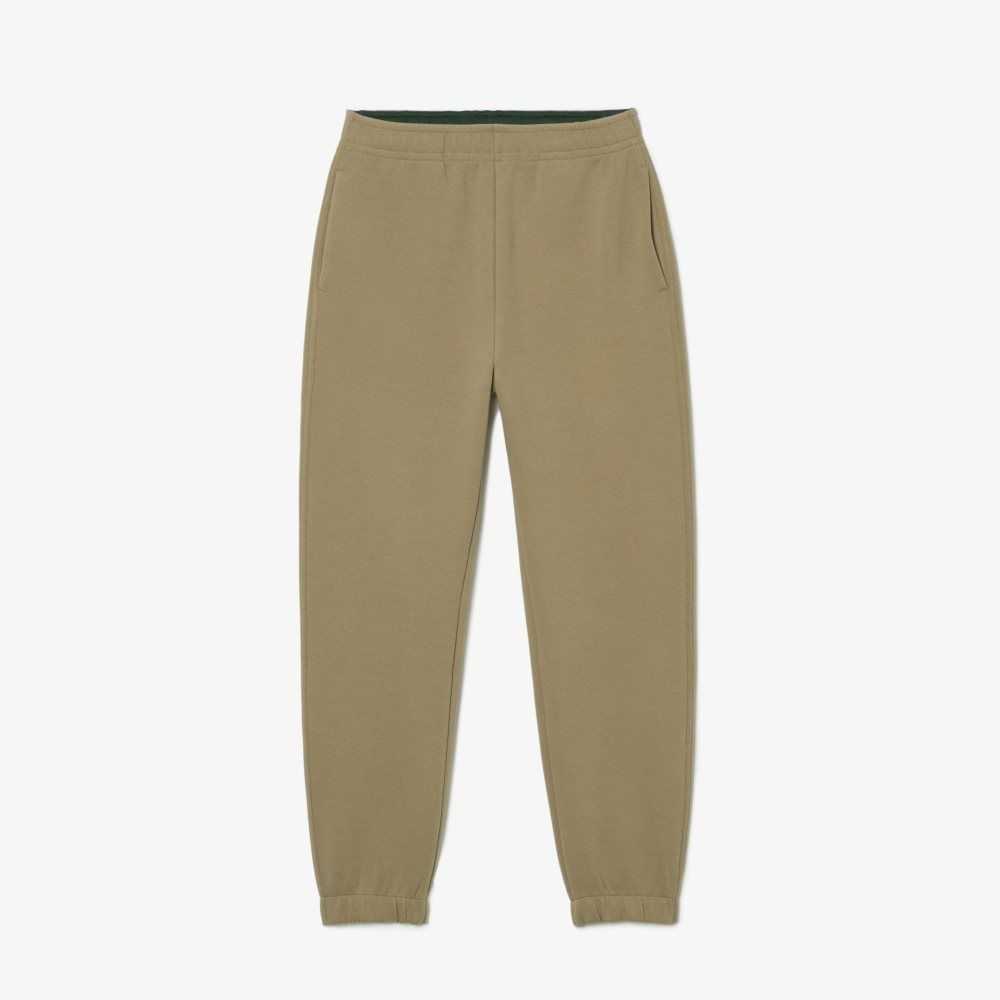 Beige Lacoste Blended Cotton Joggers | DALIMU-253