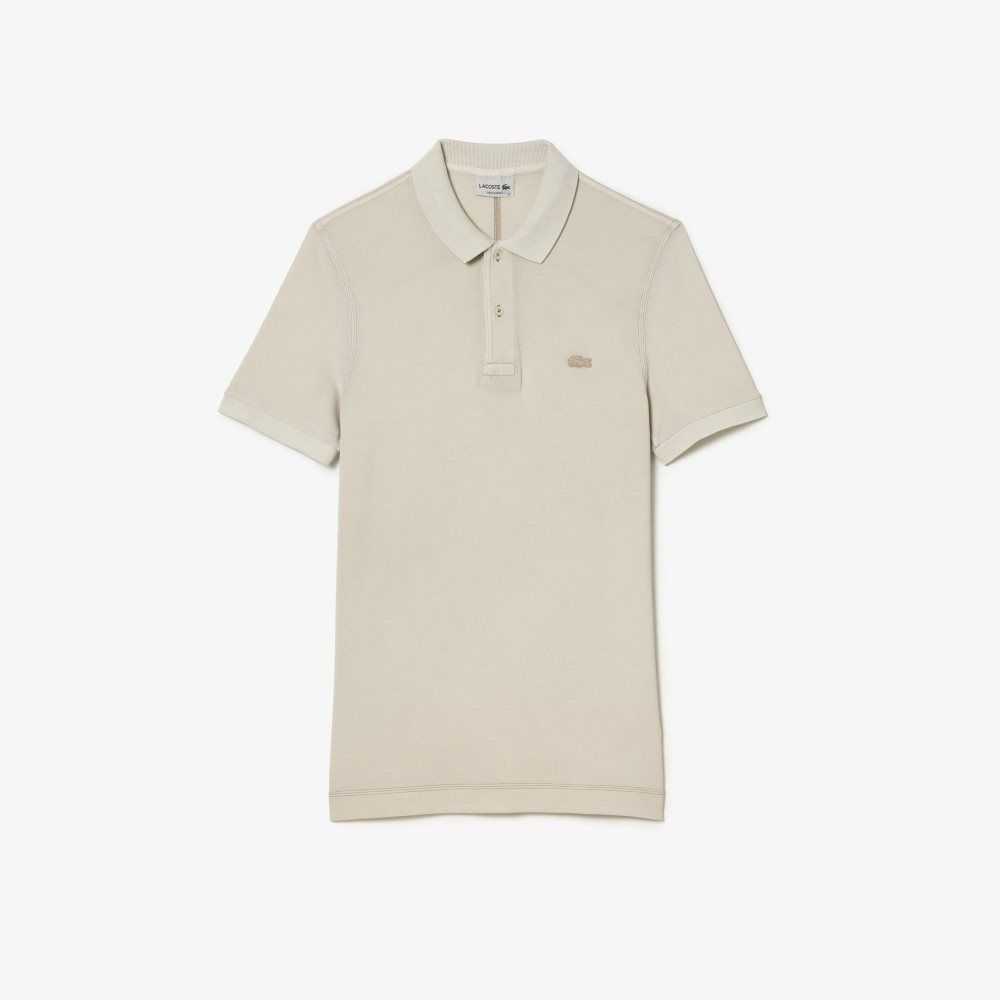 Beige Lacoste Organic Cotton Polo | AMIKCN-917