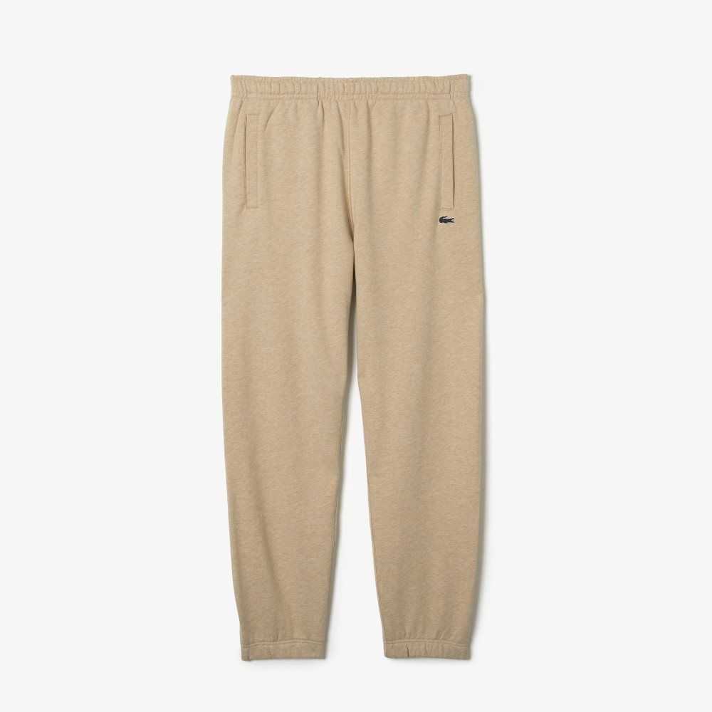 Beige Lacoste Print Trackpants | OWNCAH-012