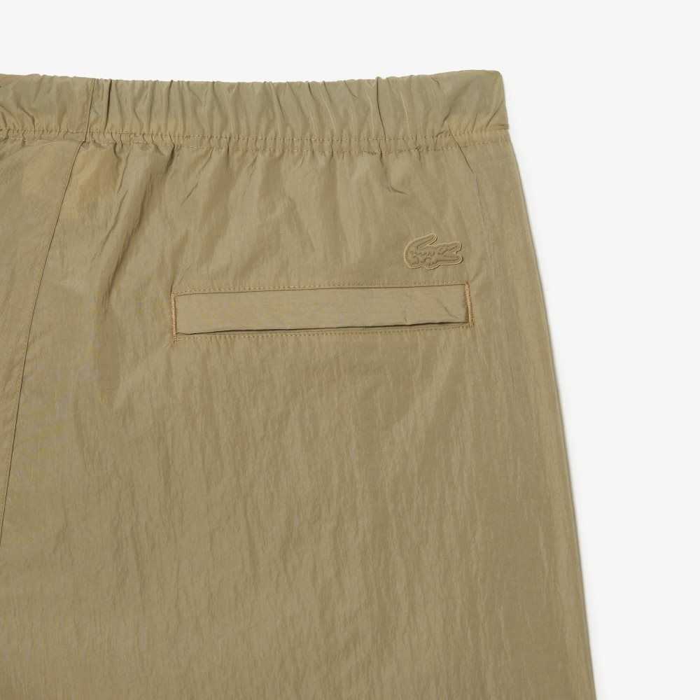 Beige Lacoste Relaxed Fit Water-Repellent Track Pants | NKRPLV-354