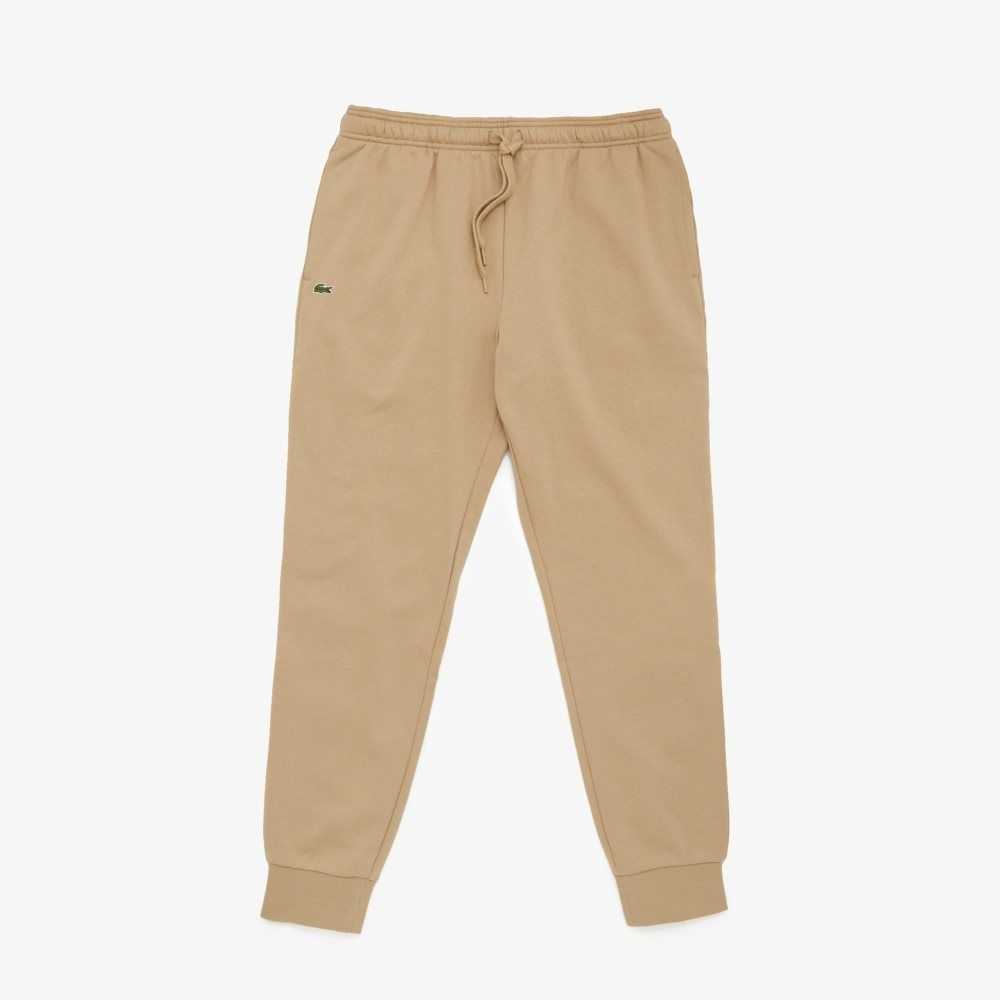 Beige Lacoste SPORT Fleece Tennis Sweatpants | XECAGS-462