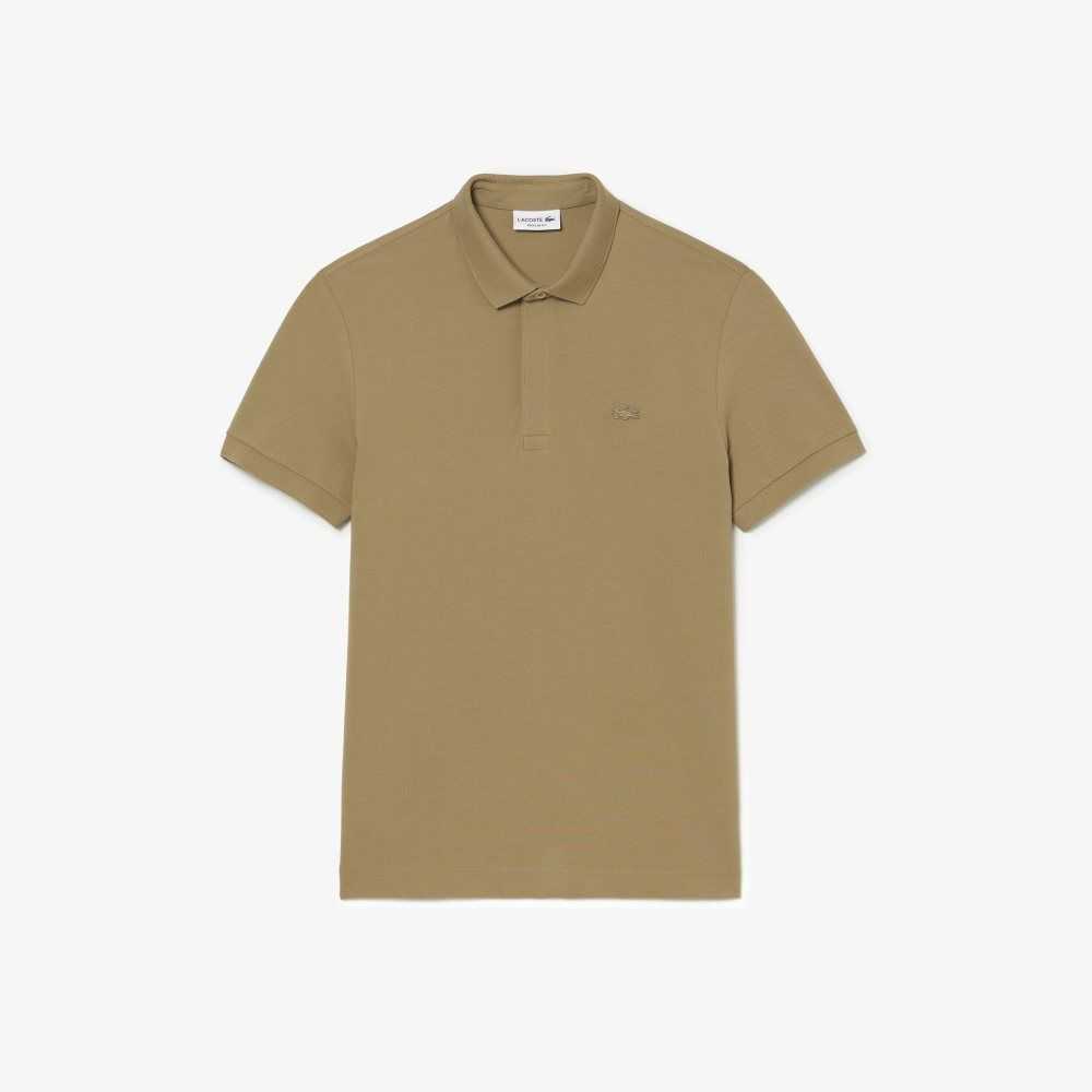 Beige Lacoste Smart Paris Polo Stretch Cotton | CKXNBS-539