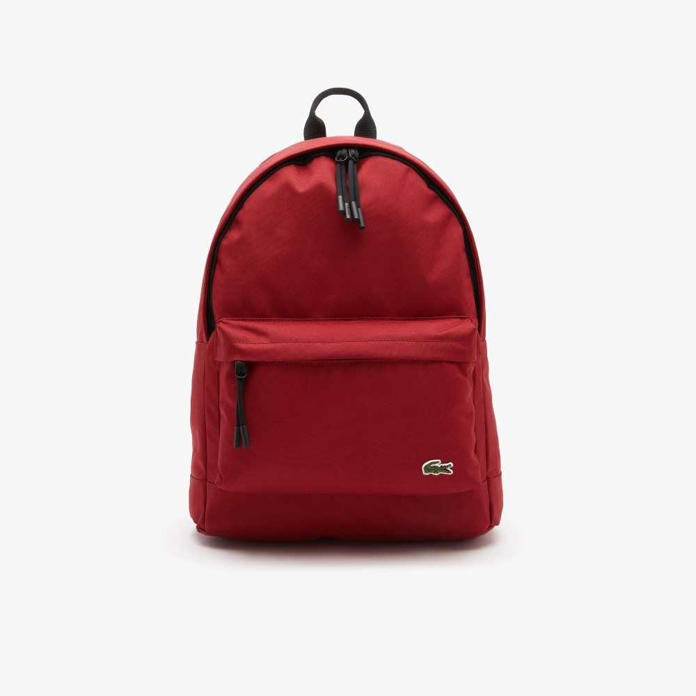 Biking Red Lacoste Computer Compartment Backpack | CBNFOR-142