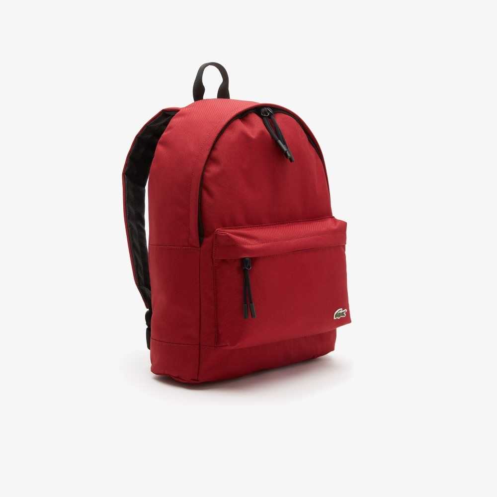 Biking Red Lacoste Computer Compartment Backpack | CBNFOR-142