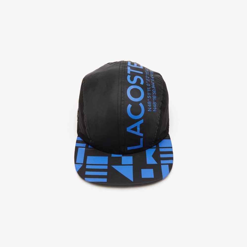 Black / Blue Lacoste SPORT Lightweight Cap | MXYAJI-786