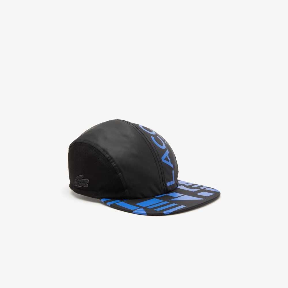 Black / Blue Lacoste SPORT Lightweight Cap | MXYAJI-786