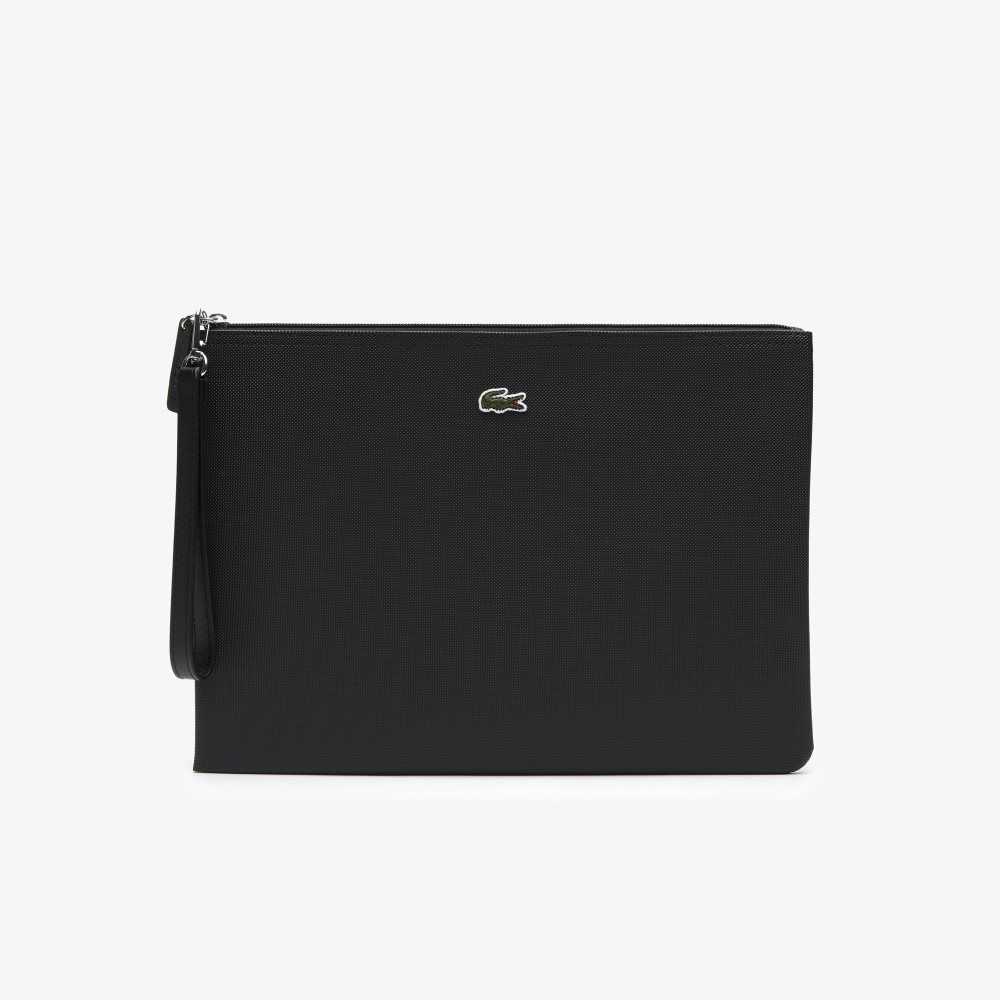 Black Lacoste L.12.12 Clutch Purse | KILXSU-297