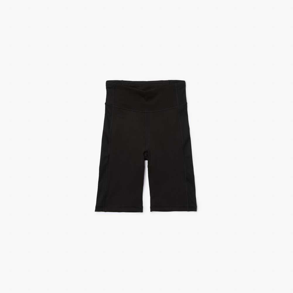 Black Lacoste SPORT Bike Shorts | EZRMST-013